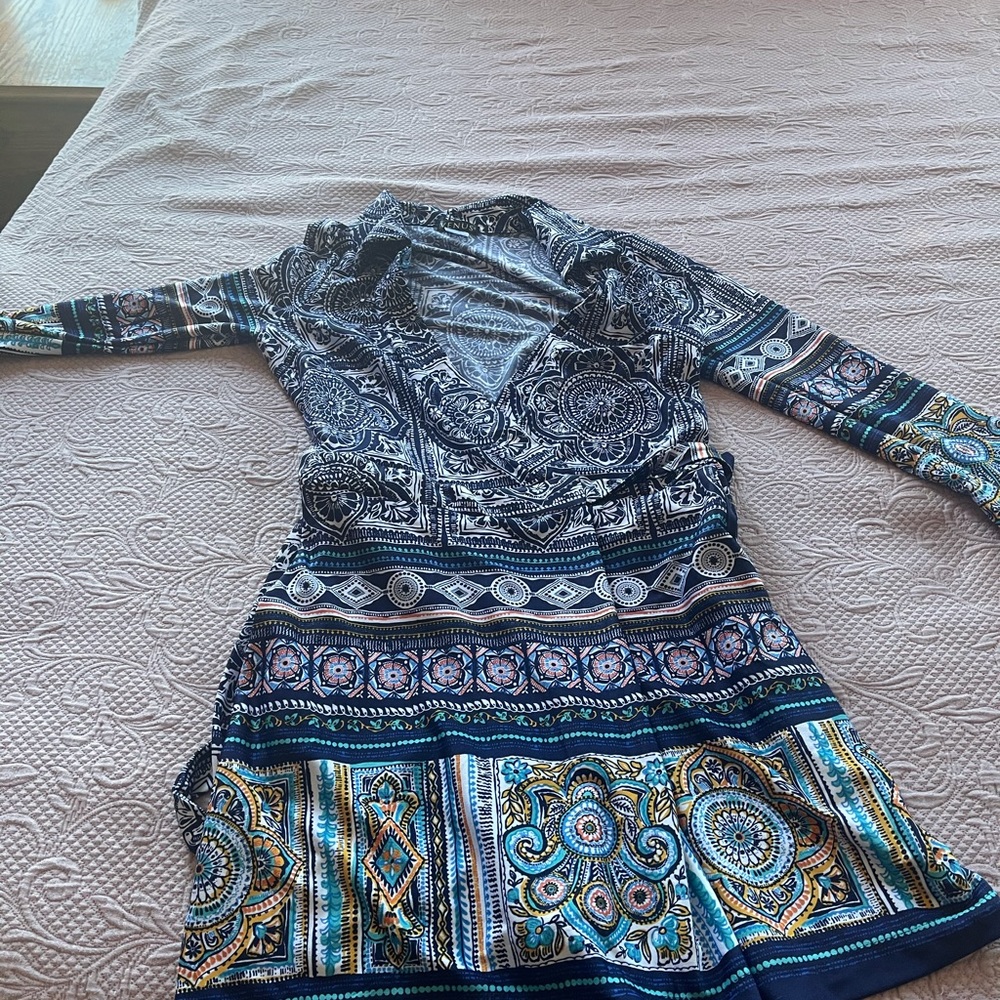 Blue printed romper - Picture 2 of 5
